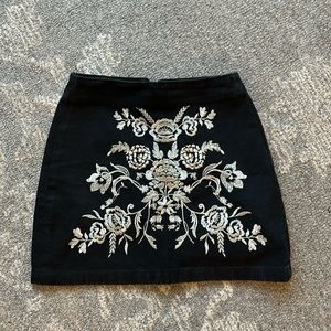 Topshop Jean skirt